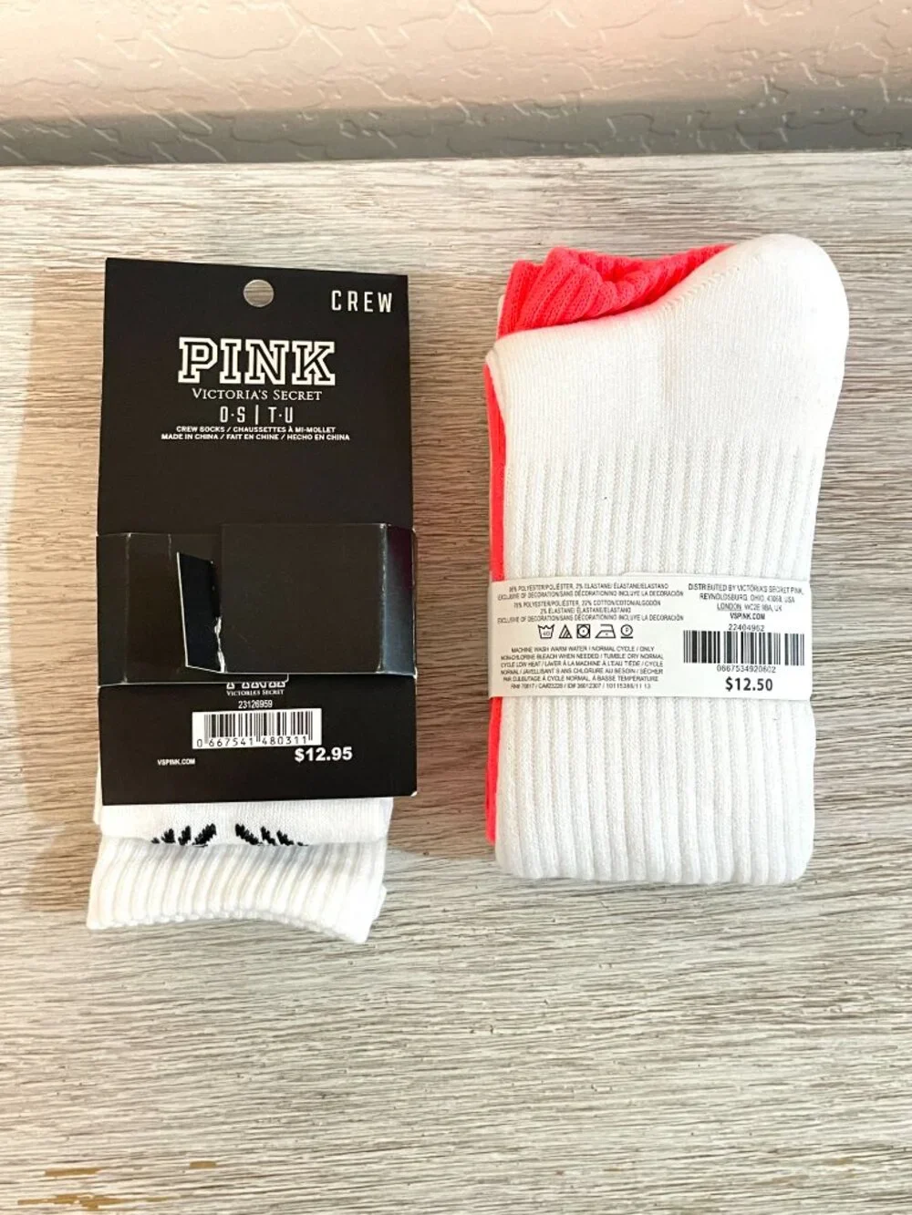 New Victoria's Secret PINK Socks 3 Pair